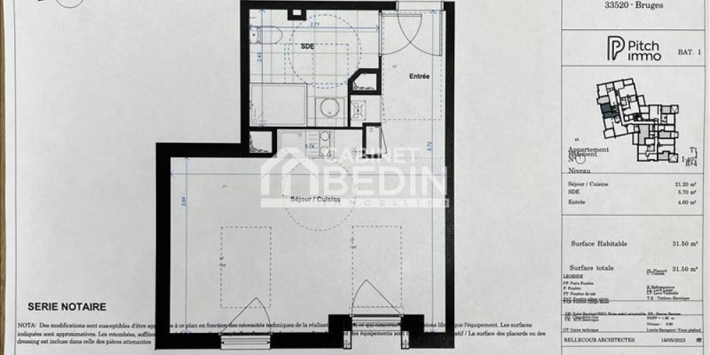 appartement à BRUGES (33520)