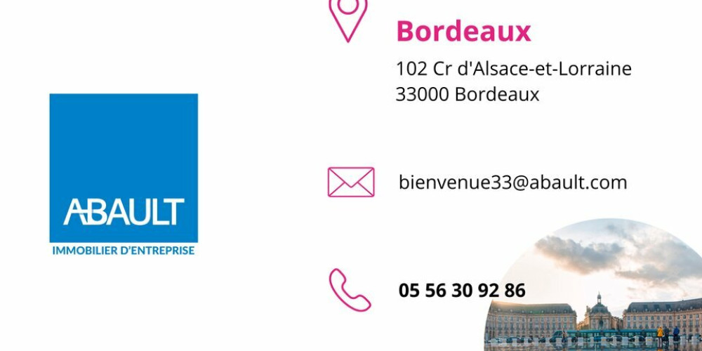 fond de commerce à BORDEAUX (33000)