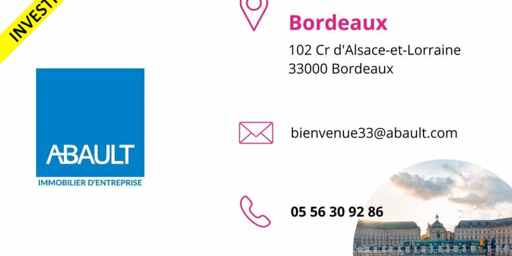 local commercial à BORDEAUX (33000)