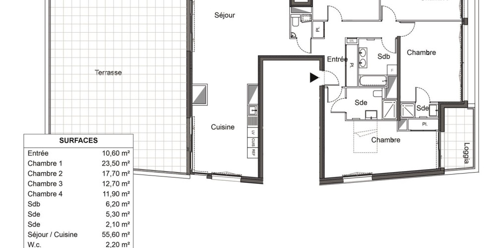 appartement à MERIGNAC (33700)